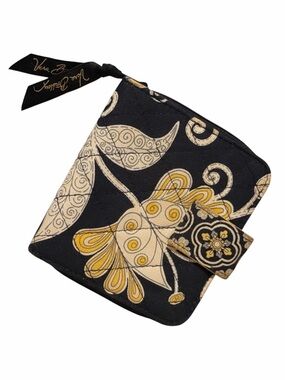 Vera Bradley Bifold Wallet featuring the Yellow Bird pattern retired